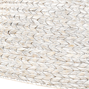 Rue 8 Light Pendant in Matte Black with Painted Sweet Grass Shade