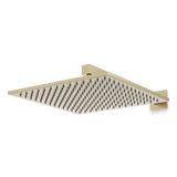 Artos Edge 12" Rain Shower Head on Ceiling Mount Arm Satin Brass – F907-22SB