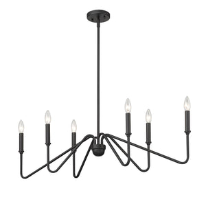 Kennedy Natural Black Linear Pendant