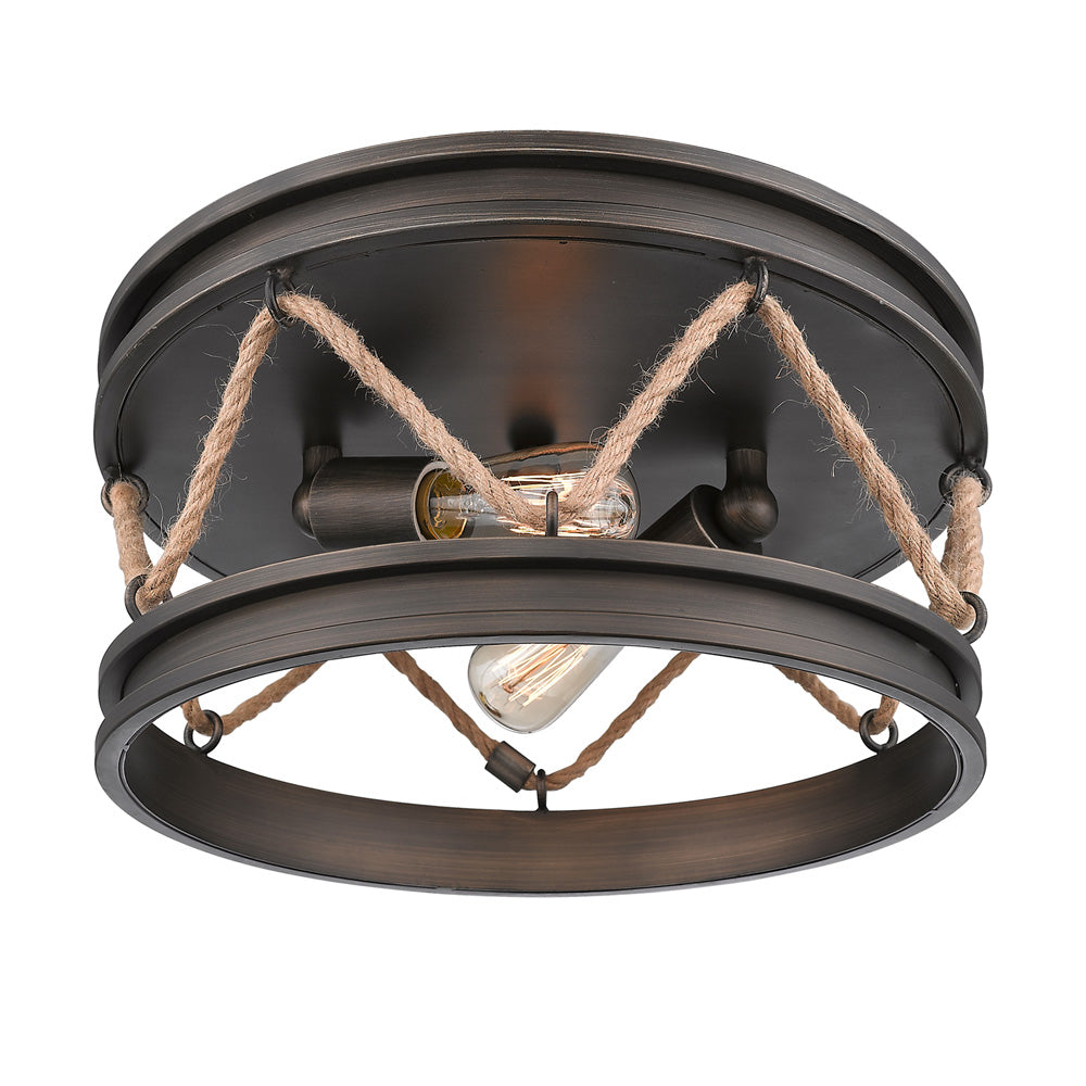 Chatham Flush Mount in Gunmetal Bronze