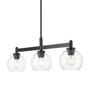 Galveston BLK Matte Black Linear Pendant