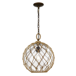 Haddoc Medium Pendant in Burnished Chestnut