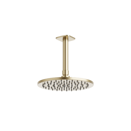 Artos Harmony 8" Rain Shower Head on Ceiling Mount Arm Satin Brass – F924C8SB