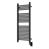 Artos Denby 44" x 18" Hardwired Heated Towel Rail Matte Black – M11145W-BK