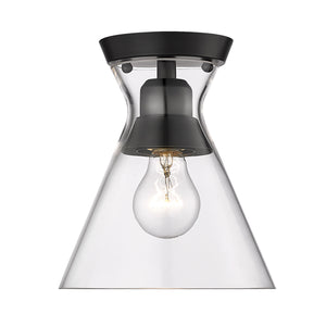 Malta Matte Black Flush Mount