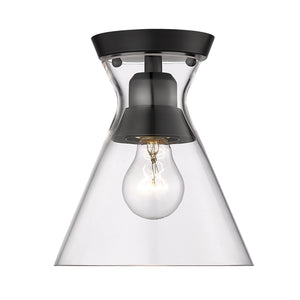 Malta Matte Black Flush Mount