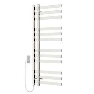 Artos Lioni 48" x 20" Plug-In Heated Towel Rail Polished Nickel – MS12250P-PN