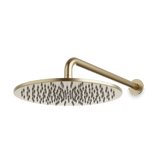 Artos Opera 12" Rain Shower Head on Wall Mount Arm Satin Brass – F907-1/12SB