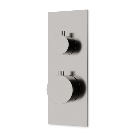 Artos Otella Thermostat with 3-Way Diverter & Off Position Linear Trim Kit Brushed Nickel – F903B-63TKBN