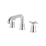 Artos Opera 8" Widespread Bathroom Faucet With Low Spout & Cross Handles Chrome – FS314CH