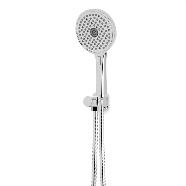 Artos Harmony Flexible Hose Hand Shower Kit on Pivoting Hook Chrome – F907-110TRCH