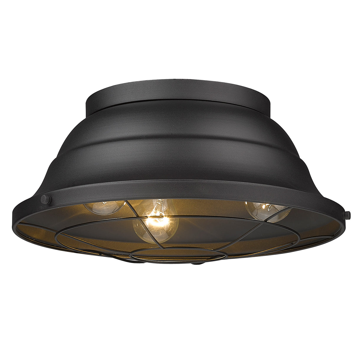 Bartlett Outdoor Flush Mount in Natural Black