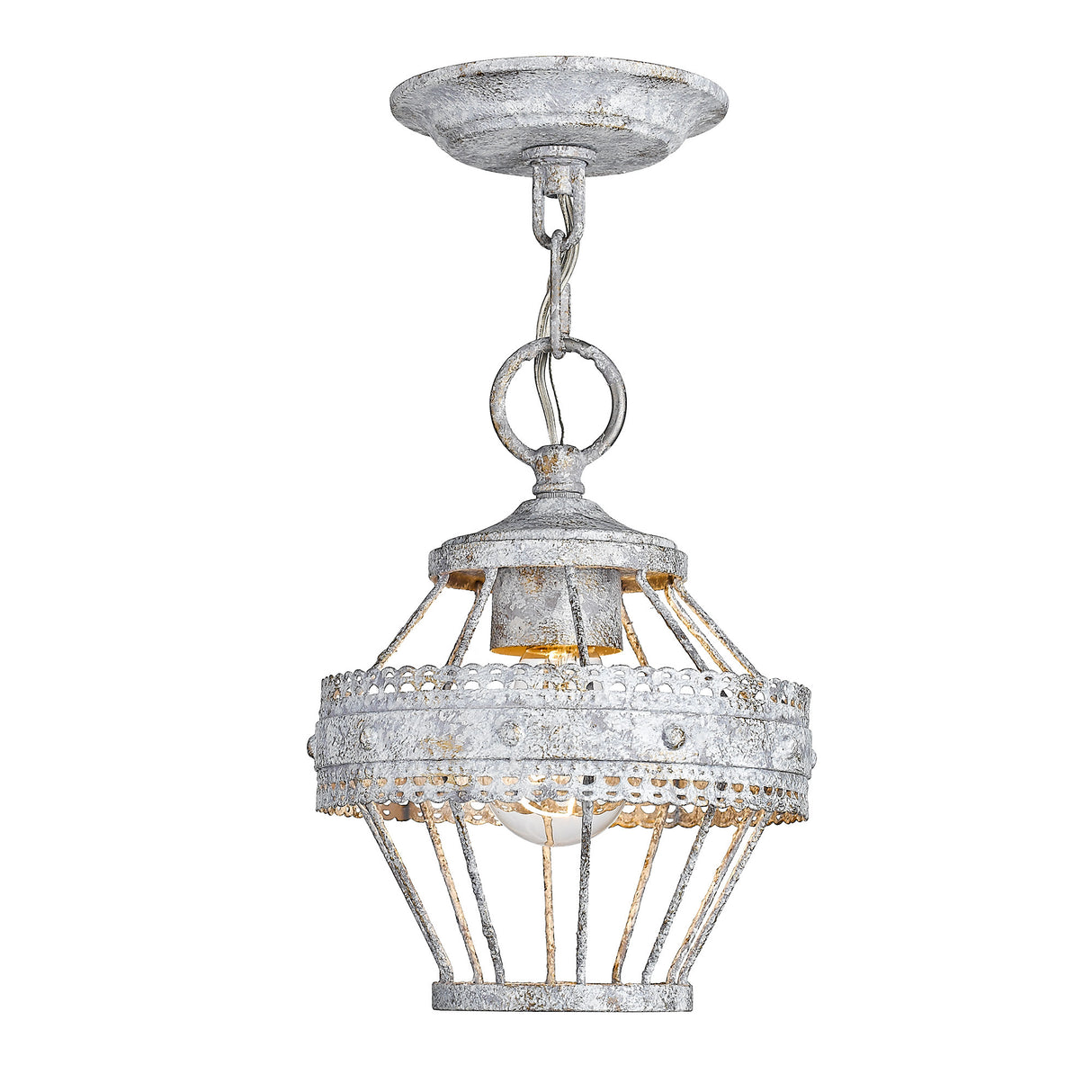 Ferris Mini Pendant in Oyster