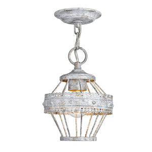 Ferris Mini Pendant in Oyster