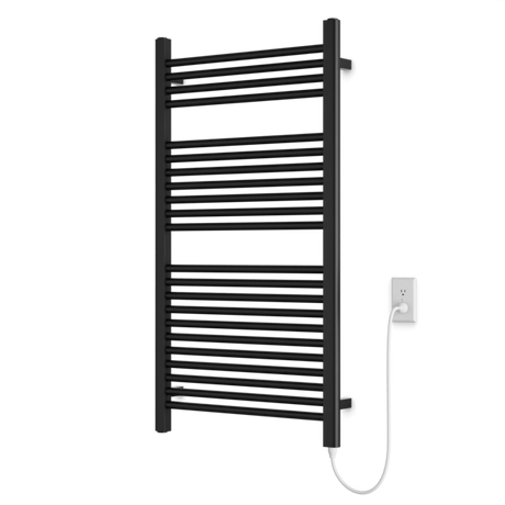 Artos Denby 44" x 24" Plug-In Heated Towel Rail Matte Black – M11160P-BK