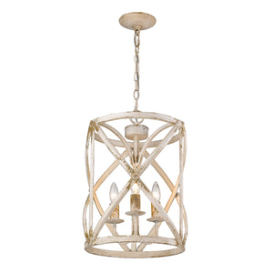 Alcott 3-Light Pendant in Antique Ivory