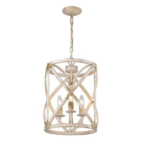 Alcott 3-Light Pendant in Antique Ivory