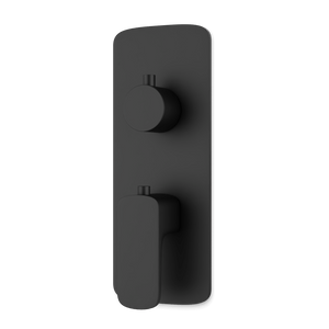 Artos Harmony Thermostat with 3-Way Diverter & Off Position Trim Kit Matte Black – F903B-64TKBK