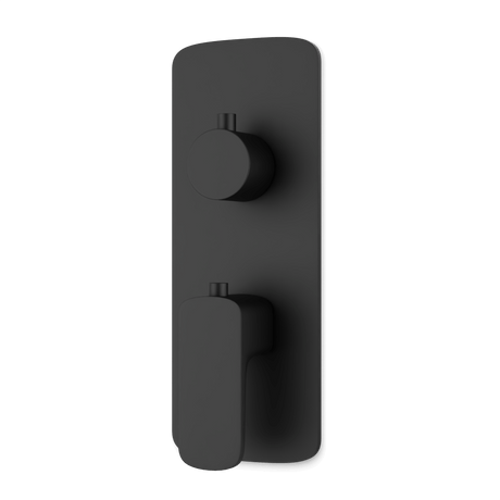 Artos Harmony Thermostat with 3-Way Diverter & Off Position Trim Kit Matte Black – F903B-64TKBK