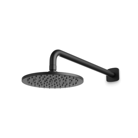 Artos Harmony 8" Rain Shower Head on Wall Mount Arm Matte Black – F924W8BK