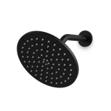 Artos Opera 8" Shower Head on Angled Arm Matte Black – F907-9BK