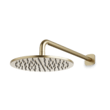 Artos Harmony 10" Rain Shower Head on Wall Mount Arm Satin Brass – F924W10SB