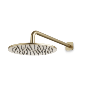 Artos Harmony 10" Rain Shower Head on Wall Mount Arm Satin Brass – F924W10SB