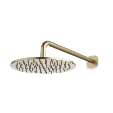 Artos Harmony 10" Rain Shower Head on Wall Mount Arm Satin Brass – F924W10SB
