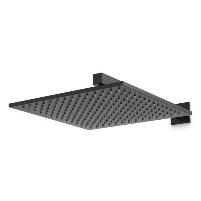 Artos Edge 12" Rain Shower Head on Ceiling Mount Arm Matte Black – F907-22BK