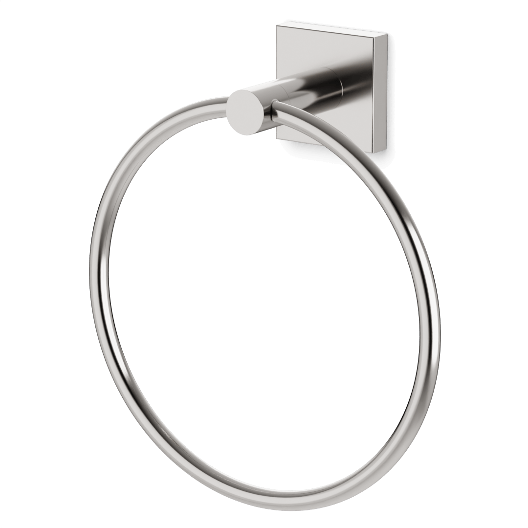 Artos Edge Towel Ring Brushed Nickel – TA545BN