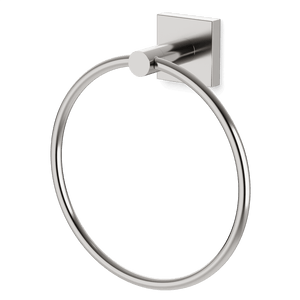 Artos Edge Towel Ring Brushed Nickel