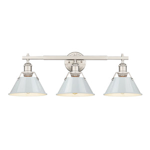 Orwell PW Pewter 3 Light Bath Vanity