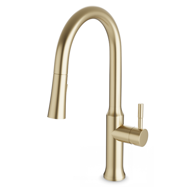 Artos Transitional Kitchen Faucet Satin Brass – F100139SB