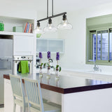 Carver Linear Pendant in Matte Black