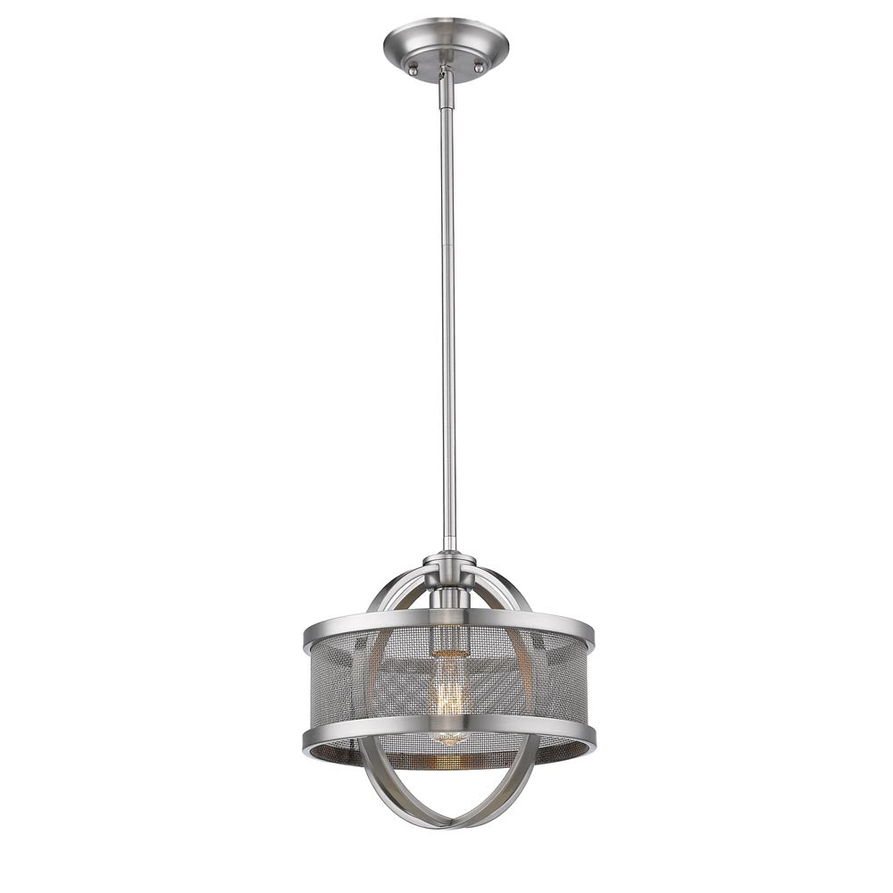 Colson PW Mini Pendant (with shade) in Pewter