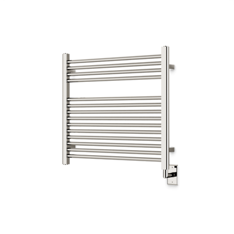 Artos Denby 27" x 30" Hardwired Heated Towel Rail Polished Nickel – M06875W-PN