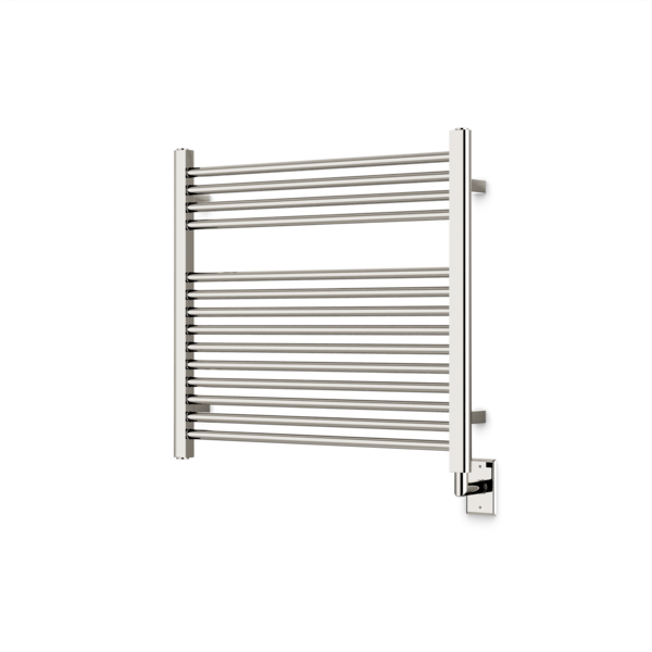 Artos Denby 27" x 30" Hardwired Heated Towel Rail Polished Nickel – M06875W-PN