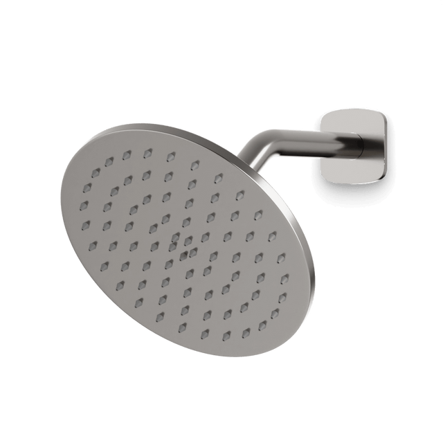 Artos Harmony 8" Shower Head on Angled Arm Brushed Nickel – F924A8BN