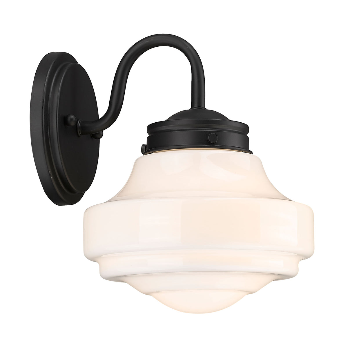Ingalls Matte Black 1 Light Wall Sconce