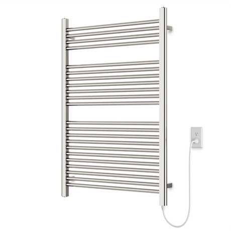 Artos Denby 44" x 30" Plug-In Heated Towel Rail Polished Nickel – M11175P-PN