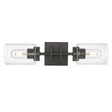 Tribeca 2 Light Wall Sconce in Matte Black