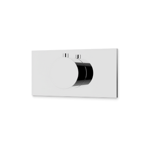 Artos Otella Thermostat Trim Kit with Letterbox Plate Chrome