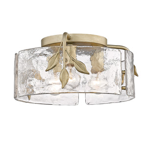 Calla WG White Gold 3 Light Flush Mount