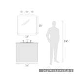Duncan 3 Light Bath Vanity in Pewter with a Black Shade