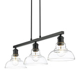 Carver Linear Pendant in Matte Black