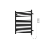 Artos Denby 27" x 24" Plug-In Heated Towel Rail Matte Black – M06860P-BK