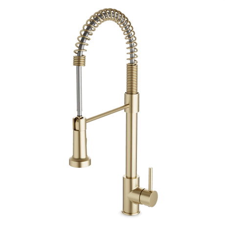 Artos Spring Kitchen Faucet Satin Brass – F100142SB