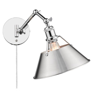 Orwell CH Articulating 1 Light Wall Sconce with Pewter Shade