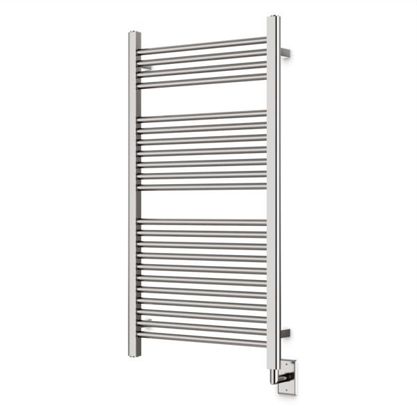 Artos Denby 44" x 24" Hardwired Heated Towel Rail Brushed Nickel – M11160W-BN
