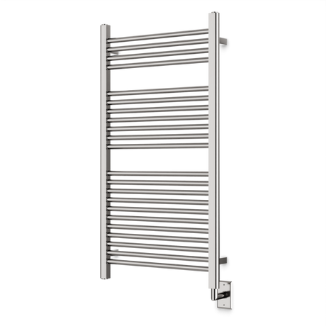 Artos Denby 44" x 24" Hardwired Heated Towel Rail Brushed Nickel – M11160W-BN